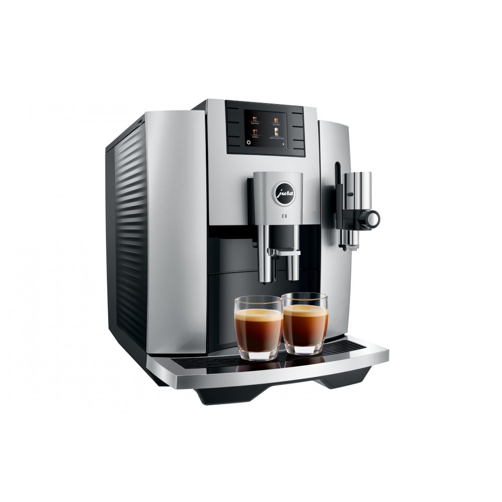 Aparat de cafea Espresso JURA E8 Moonlight Silver,15336 / 15 bar / Espresso photo 5